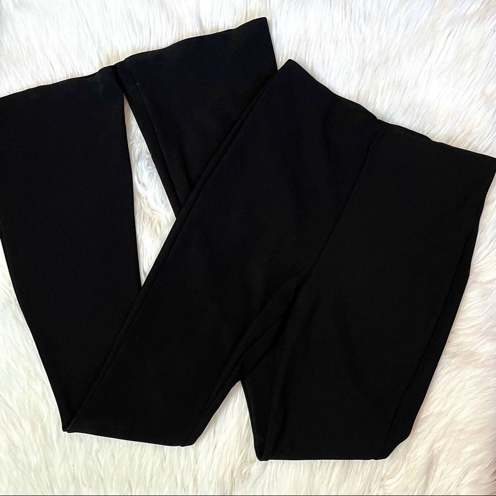Zara Ribbed Bootcut Pants